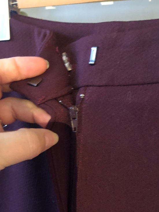 NWT Burgundy Dress Pants. NEW - Picture 11 of 12